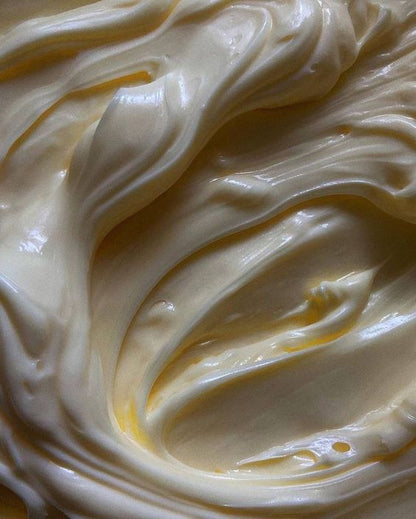 Close-up of creamy shea butter